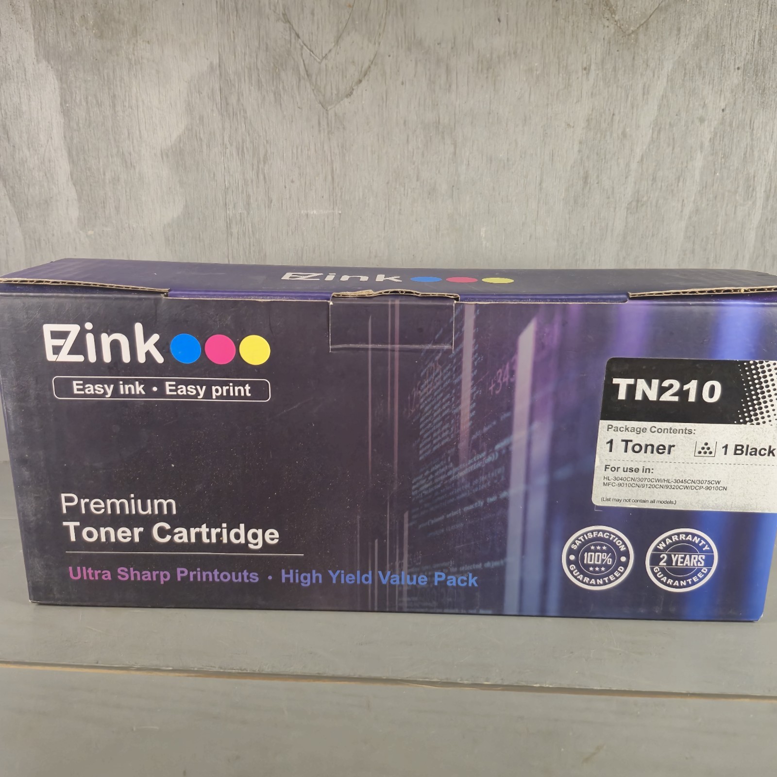 EZ Ink Premium TN210 Black Toner Cartridge Set High Yield Sealed