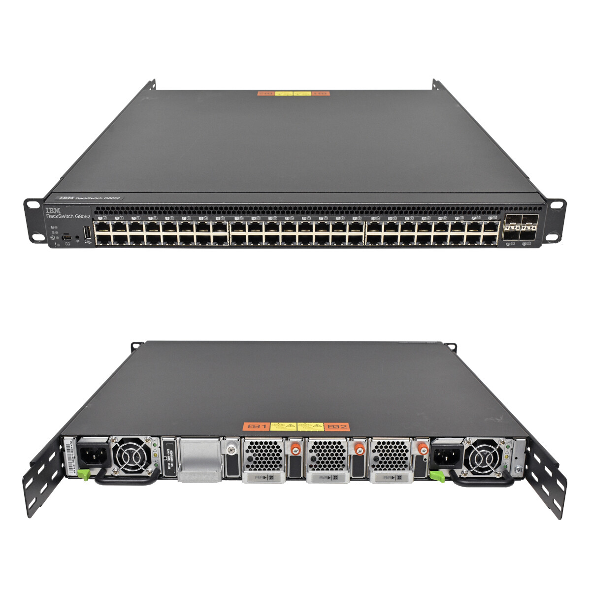 IBM RackSwitch G8052 52-Port 7309-HC 00D9799 + 2GBICs