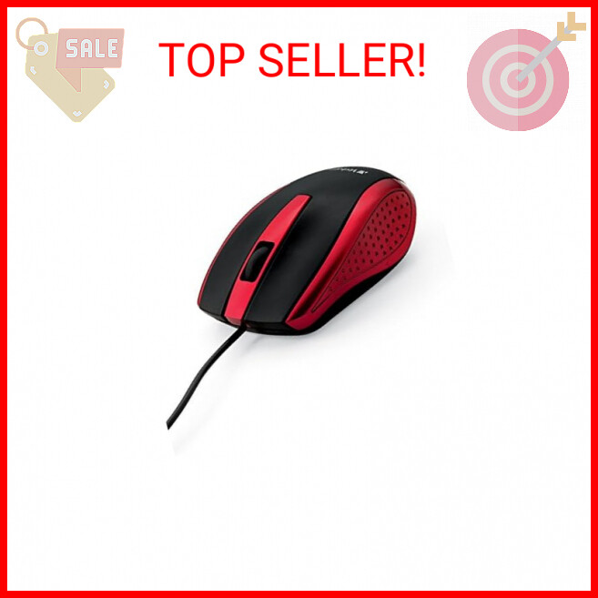 Verbatim Wired USB Computer Mouse - Corded USB Mouse for Laptops and PCs - Right