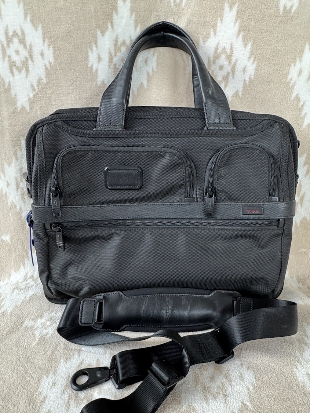Tumi alpha 3 expandable organizer laptop brief-black