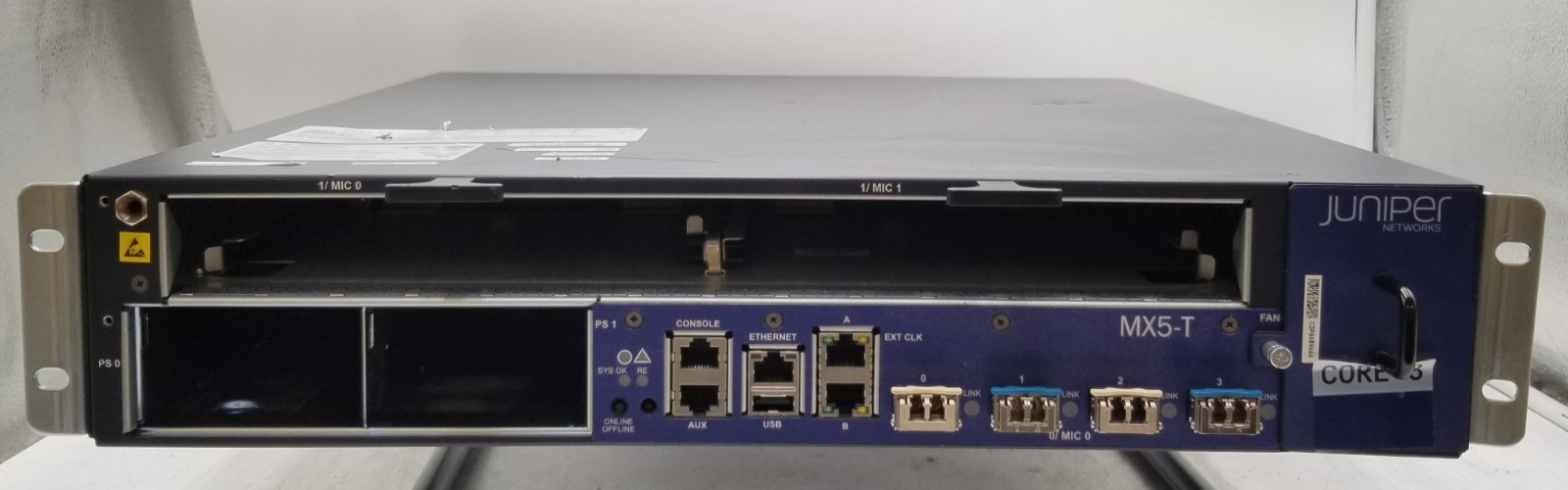 Juniper CHAS-MX5-T-S-A MX5 INTERNET Router