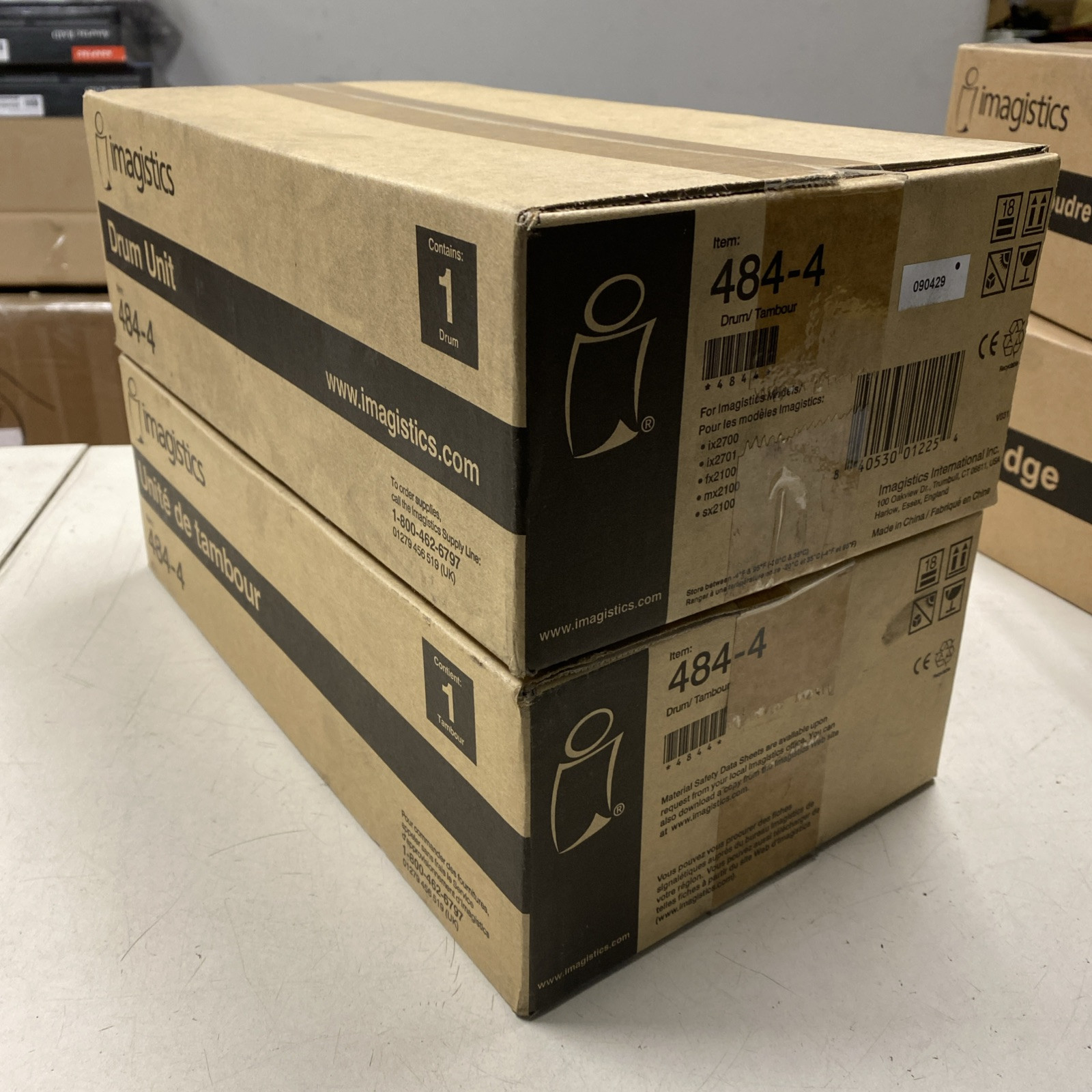2 Imagistics OEM Genuine Drum Unit 484-4 New In Box