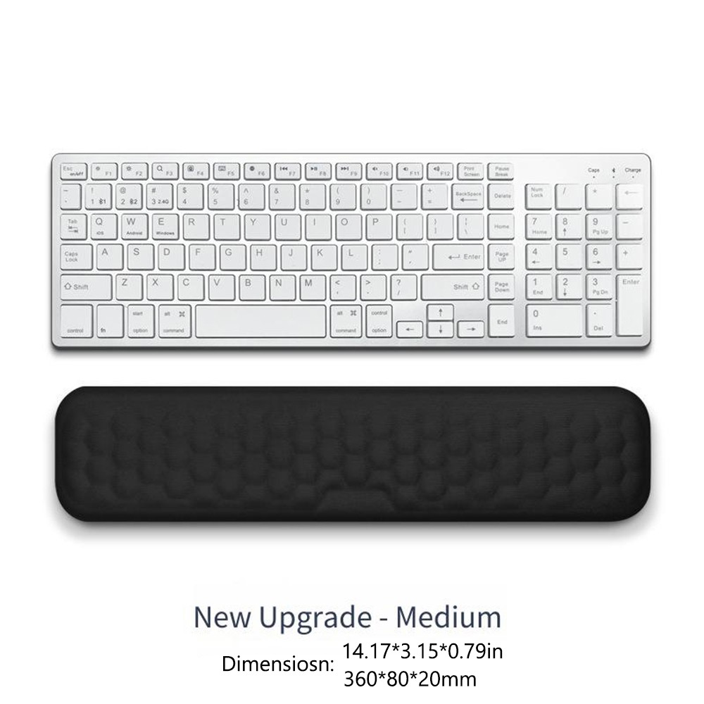 Medium Memory Foam Keyboard Wrist Rest Pad Replacement Part