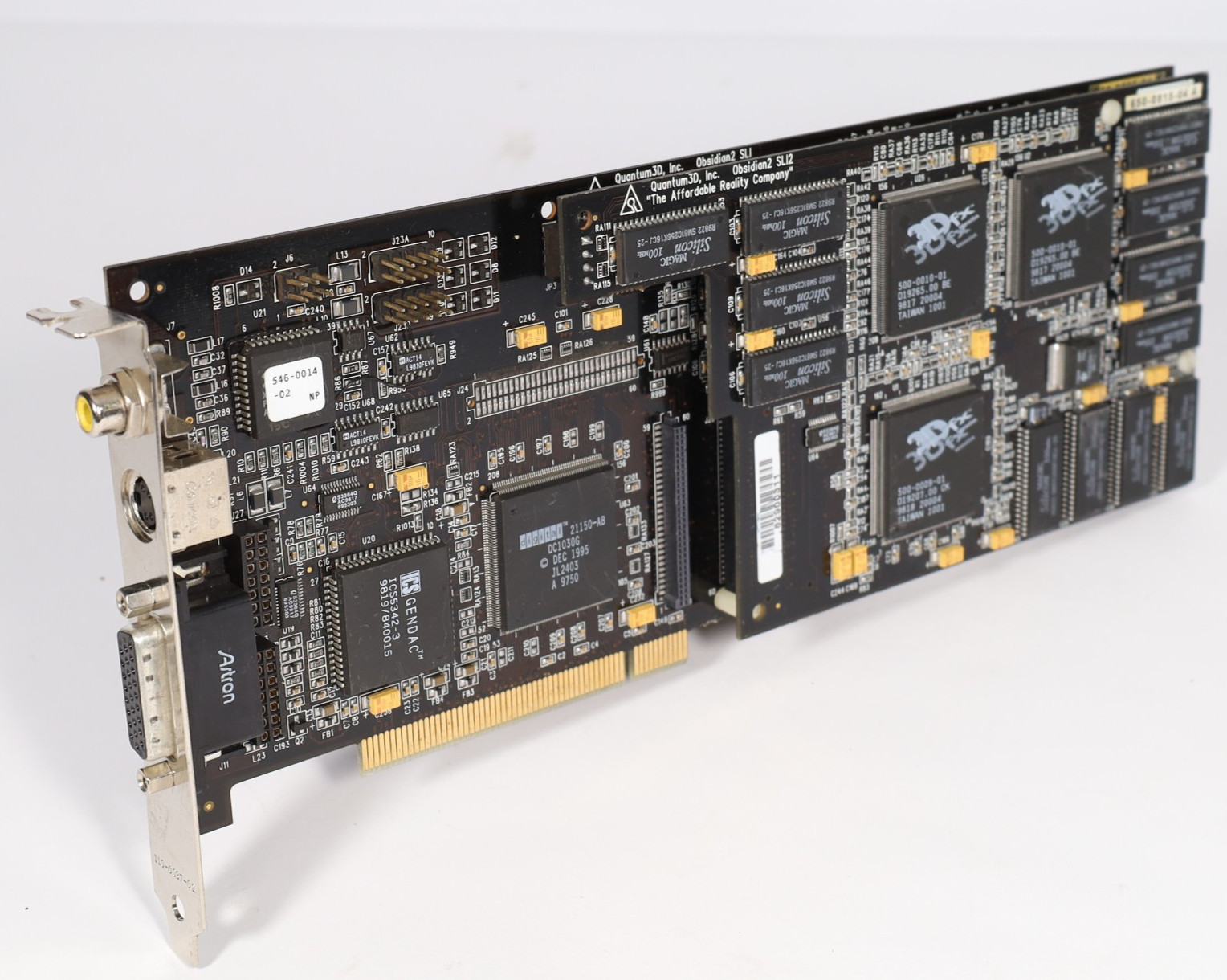 Vintage Rare Quantum3D Obsidian2 200SB 3DFX (Dual 3dfx Voodoo II) *Untested* #1