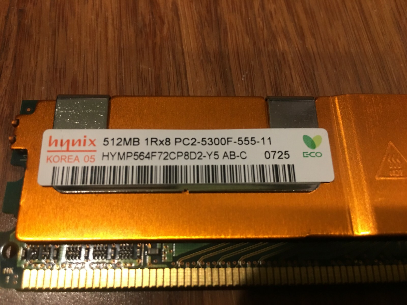 HYMP564F72CP8D2-Y5 Hynix 512MB PC2-5300 DDR2-533MHz ECC CL5