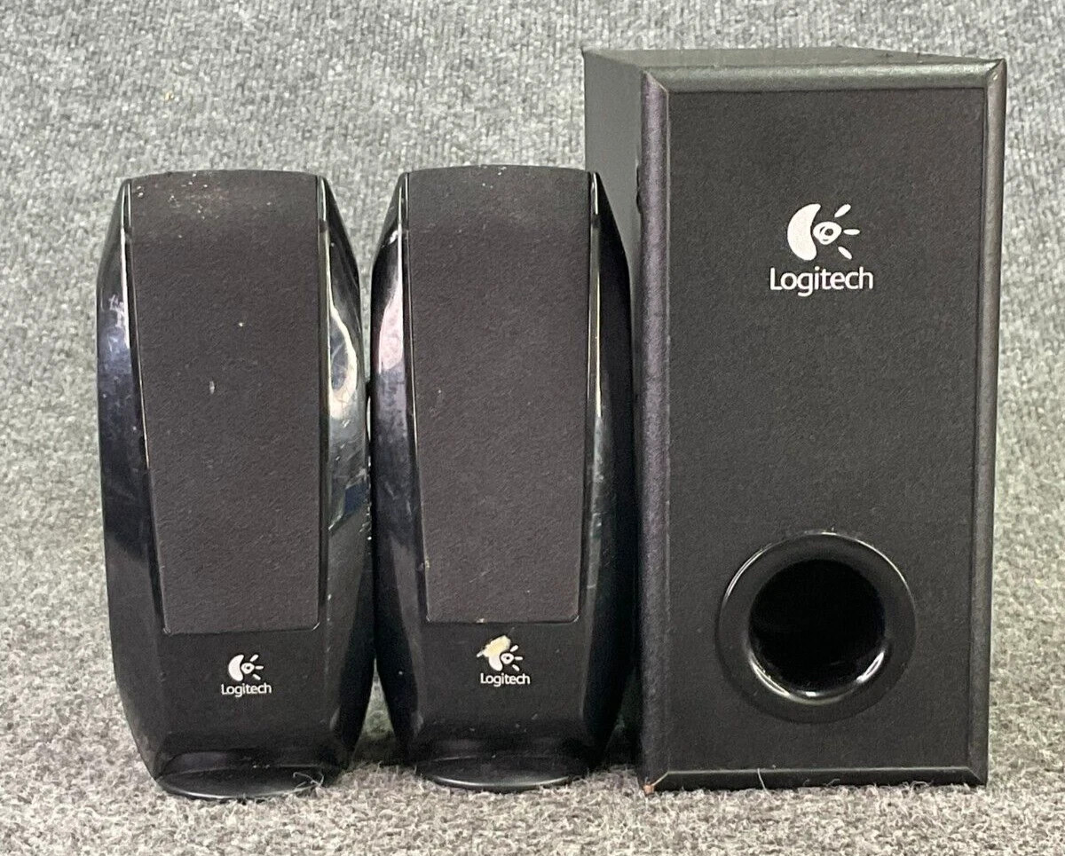 Logitech S220 2.1 Speakers Subwoofer System Used Home Theater