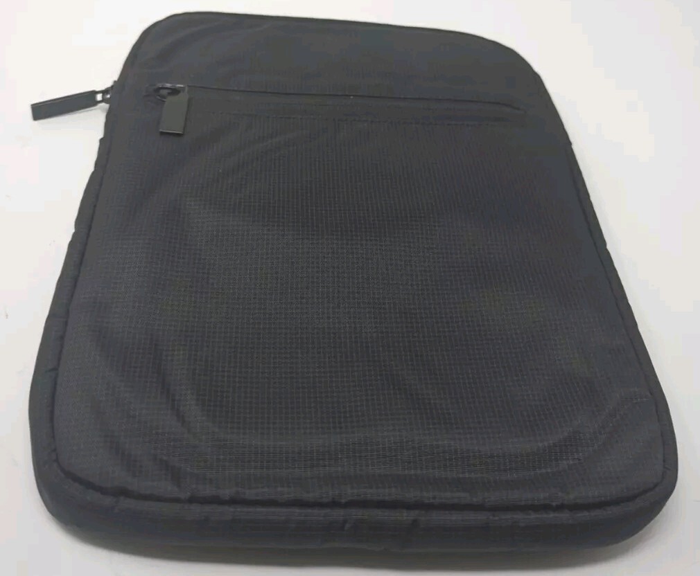 Amazon Basics 12" Black Soft Sleeve Case for Small Laptop iPad Tablet Soft Lined