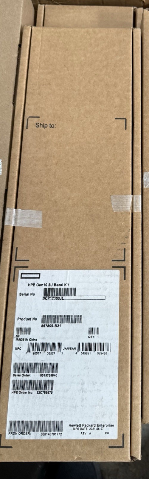 HPE GEN 10 BEZEL KIT DL380 2U Faceplate (Gen 10 2U Bezel kit)