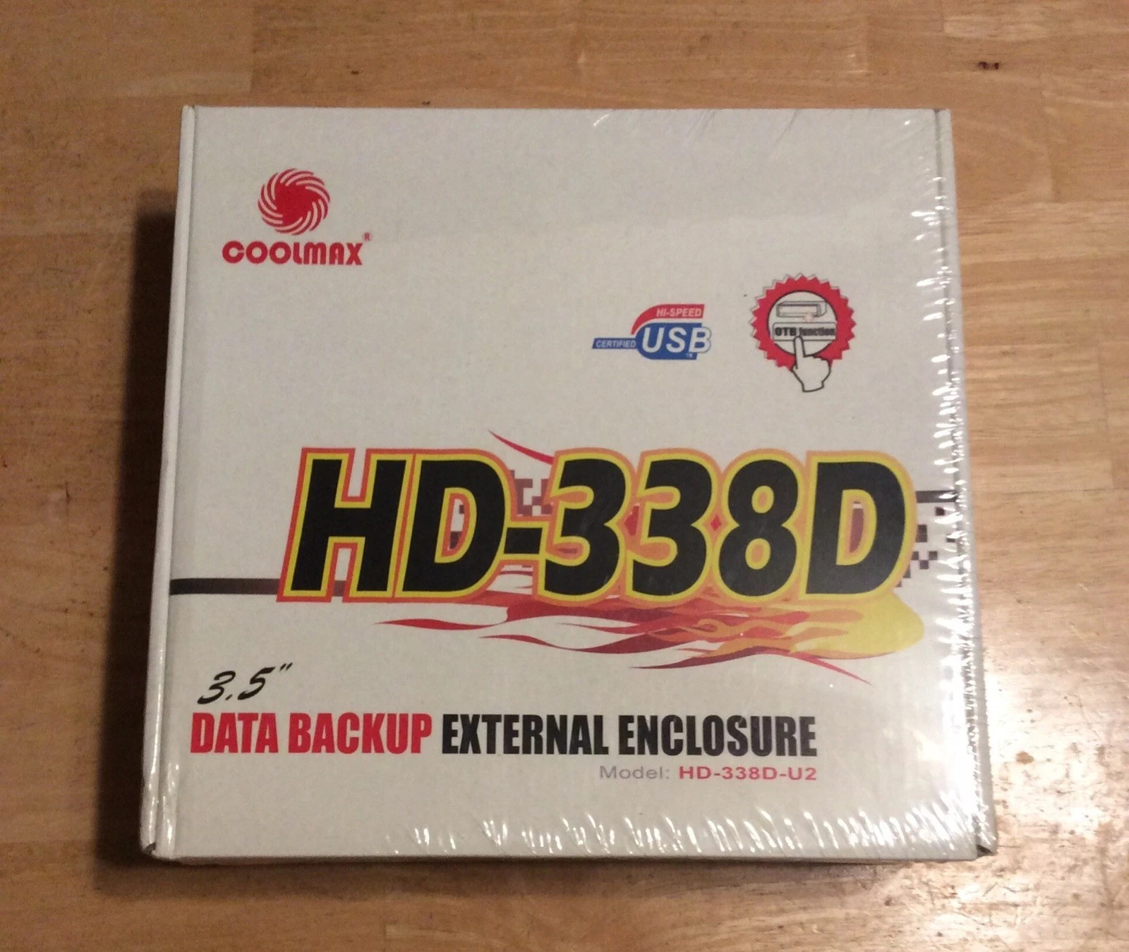 New Coolmax 3.5" Data Backup External Enclosure USB 2.0 KK2