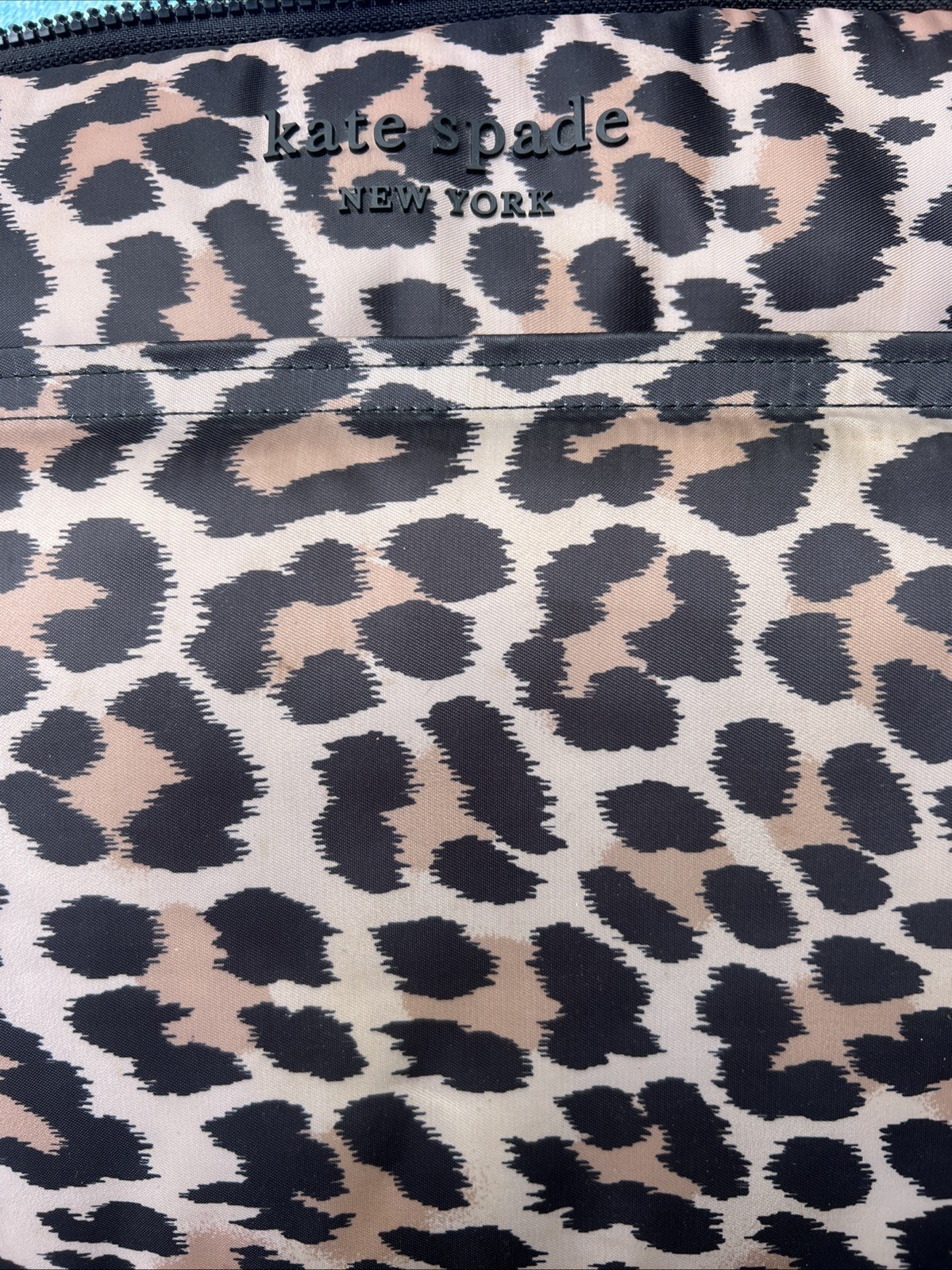 Kate Spade New York Classic Leopard Puffer Tablet/Laptop Case 15”