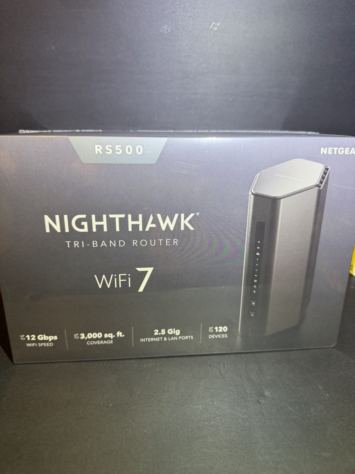 NEW NETGEAR Nighthawk Tri-Band WiFi 7 Router RS500 Router Only BE12000 Wireless