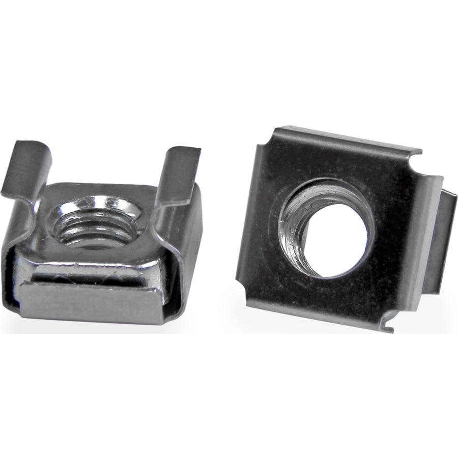 StarTech 50 Pkg M6 Cage Nuts for Server Rack Cabinet - Cage Nut - 50 / Pack