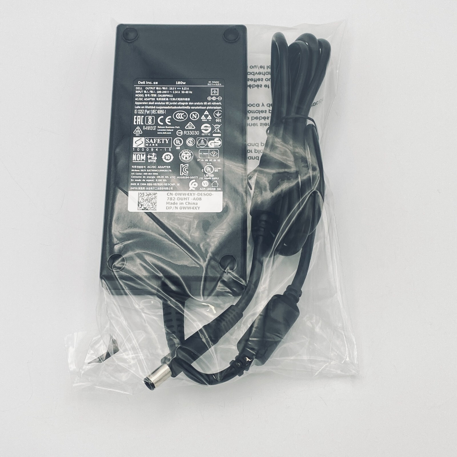 NEW Genuine 180W Dell AC Adapter For Alienware M14x M15 R2 Laptop Charger OEM