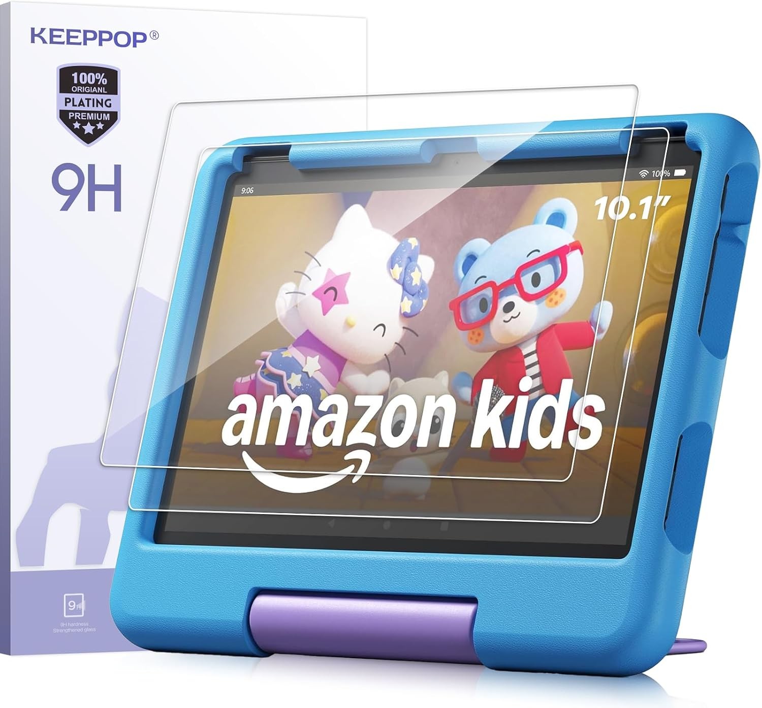 2 Pack Screen Protector for 10 Kids / 10 Kids Pro Tablet 10.1 inch, 9H HD Clarit