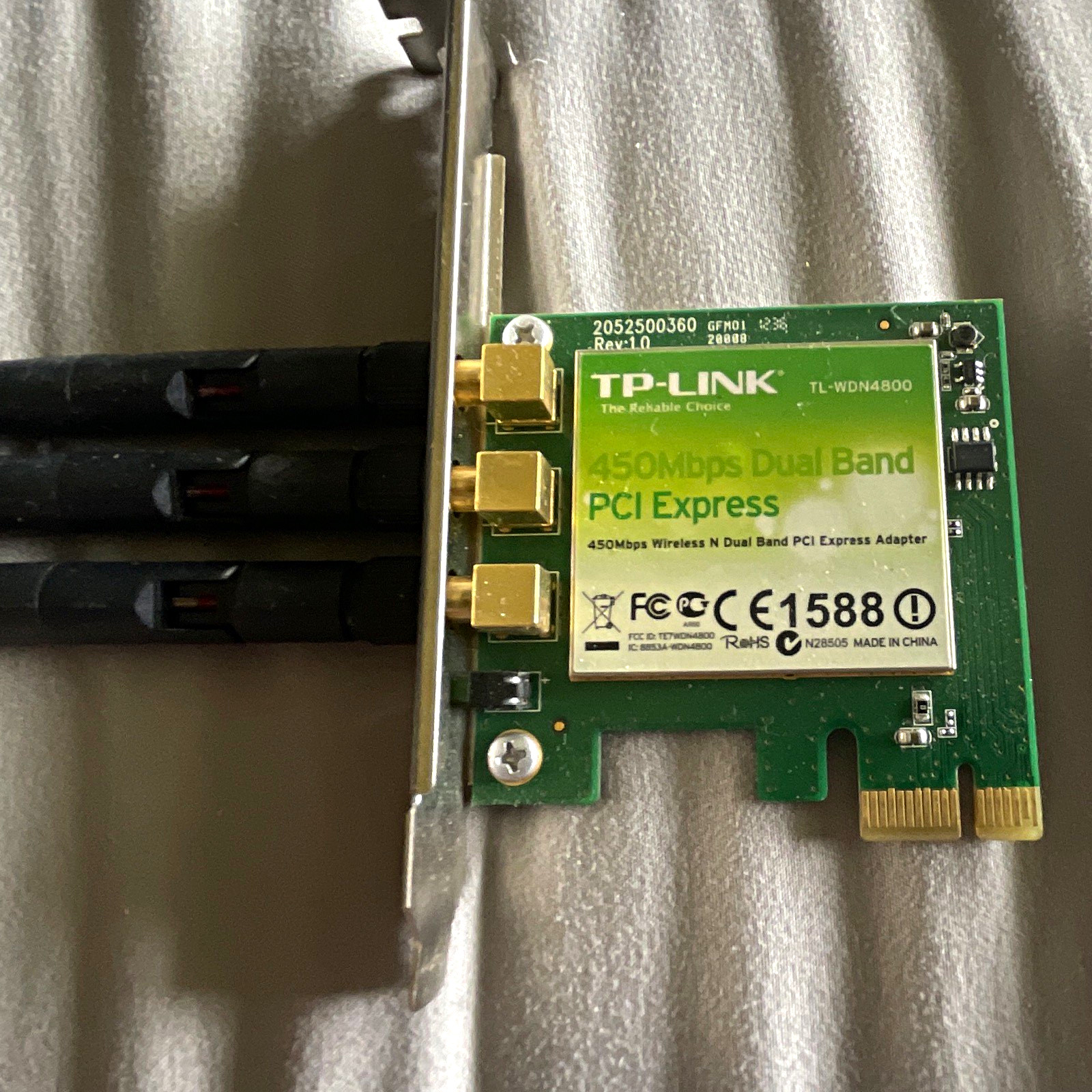 TP-LINK TL-WDN4800 450 Mbps Dual Band PCI Express Wireless Adapter Card UNTESTED