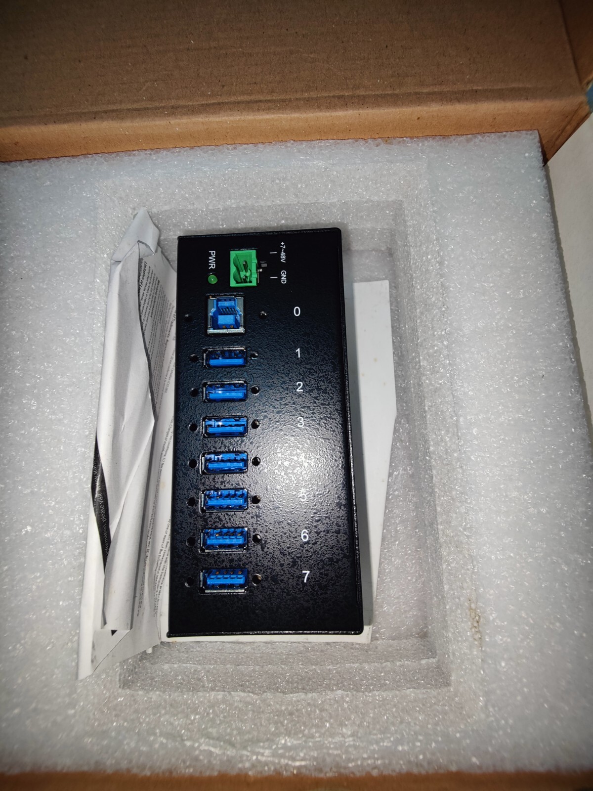 StarTech ST7300USBME 7 Port Industrial USB 3.0 Hub With ESD Protection