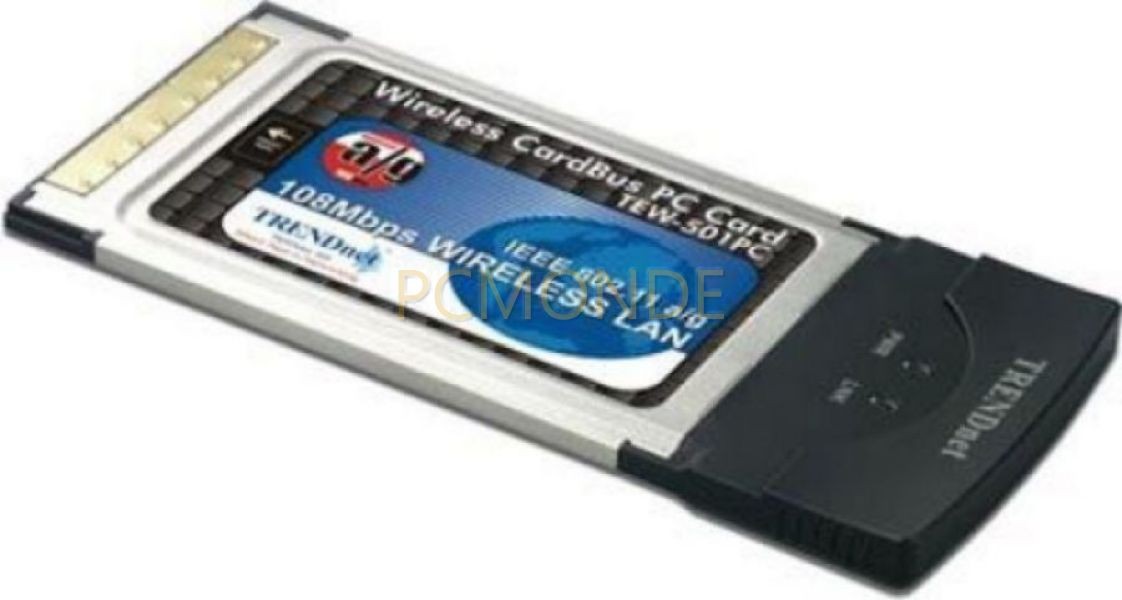 TRENDnet 108 Mbps 802.11a/g Wireless LAN CardBus - PC Adapter (TEW-501PC)