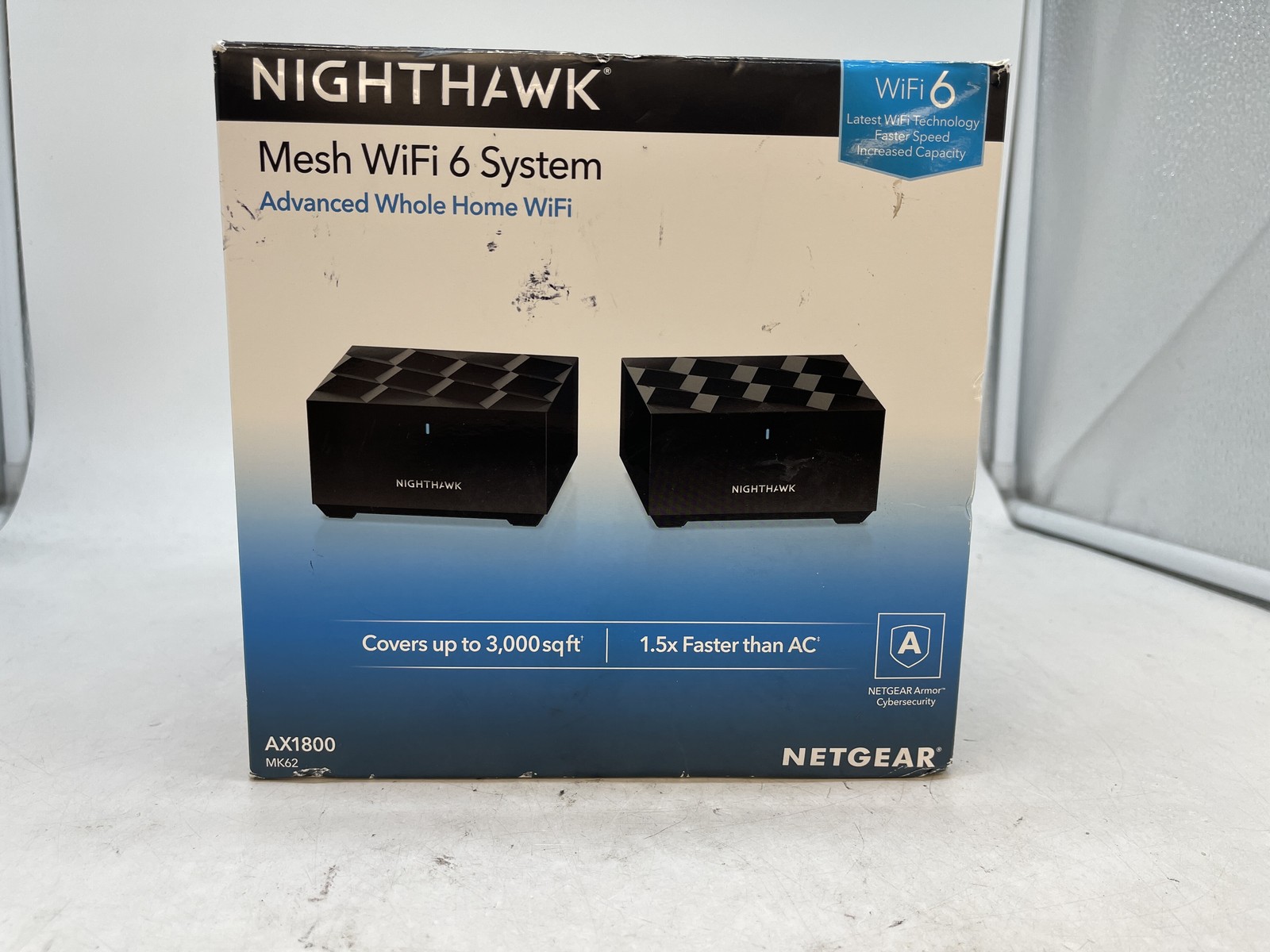 Netgear Nighthawk AX1800 Mesh WiFi 6 System Router & Satellite MK62 - Free S/H