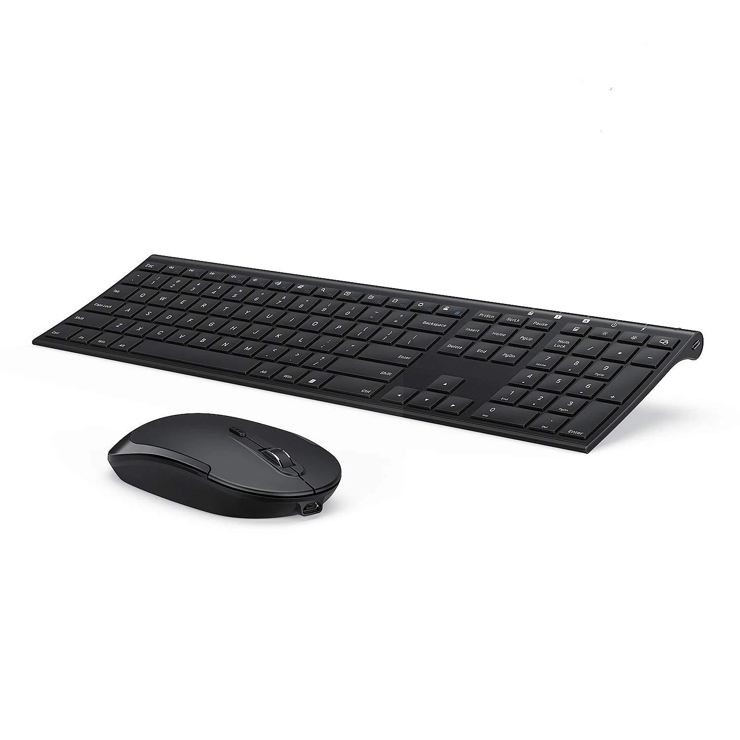 Vssoplor Wireless Keyboard and Mouse Set 2.4GHz Rechargeable Model Vk15-3