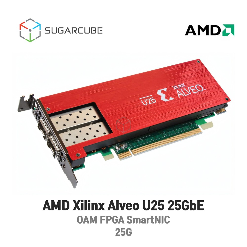 AMD Xilinx Alveo U25 25GbE 2 Port SmartNIC OAM FPGA