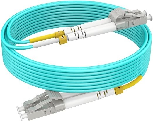 RamboCables OM3 LC to LC Multimode Fiber Patch Cable 10ft 3m MMF Duplex 10G/40G