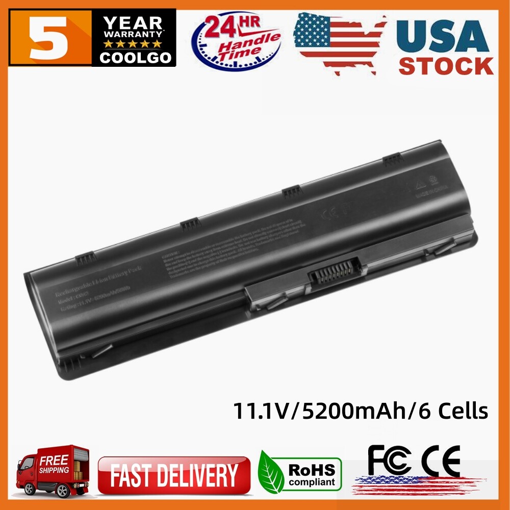 Battery/Charger for HP Pavilion dv6 dv5 g6 g7 dm4 G72 593553-001 CQ42 MU06 MU09