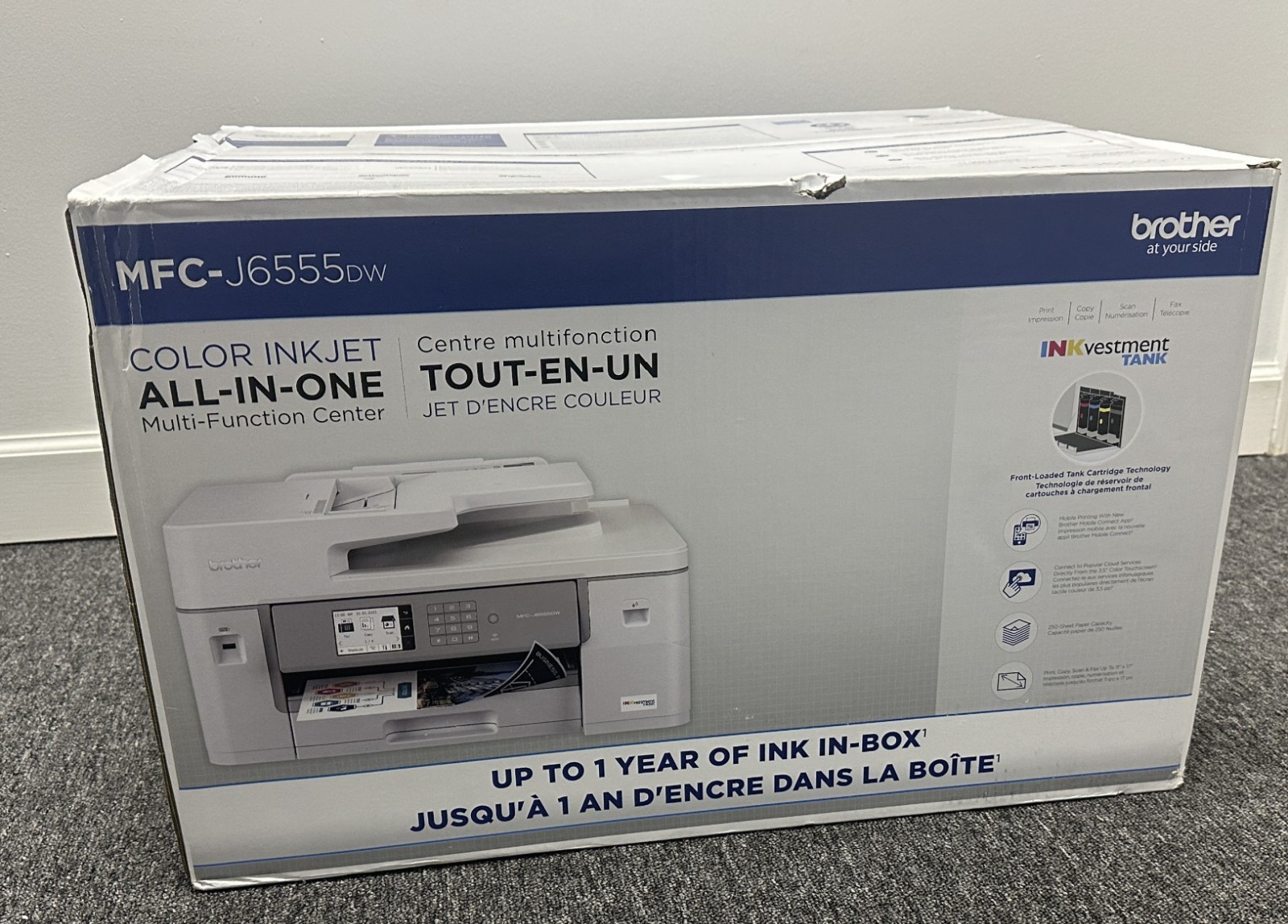 Brother MFC-J6555DW INKvestment All-in-One Printer ✅New Sealed✅