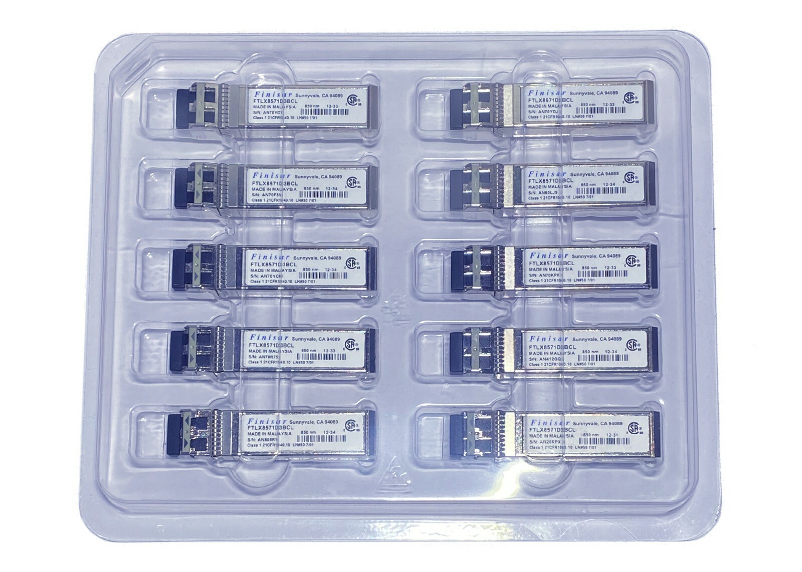 MELLANOX COMPATIBLE MFM1T02A-SR MFM1T02ASR10GE 10GBASE-SR SFP+SR.