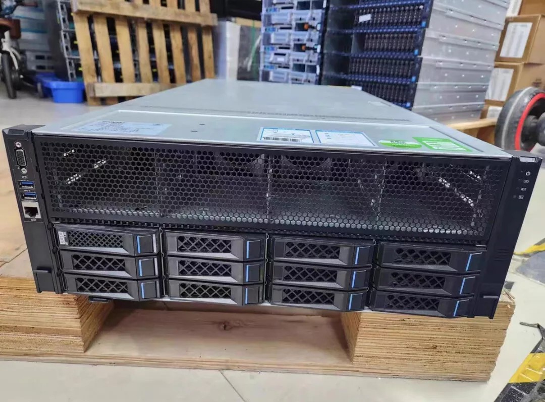 Inspur NF5468 M5 12x 3.5" 8GPU Server 4x PSU 2x Gold 6148 CPU 20 Core 256G RAM