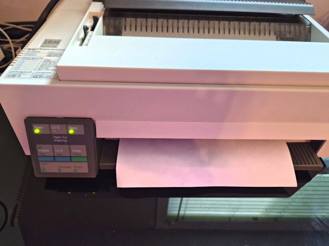 IBM Proprinter X24E Dot Matrix Printer 4207 B&W Parallel A4 240x216 64KB