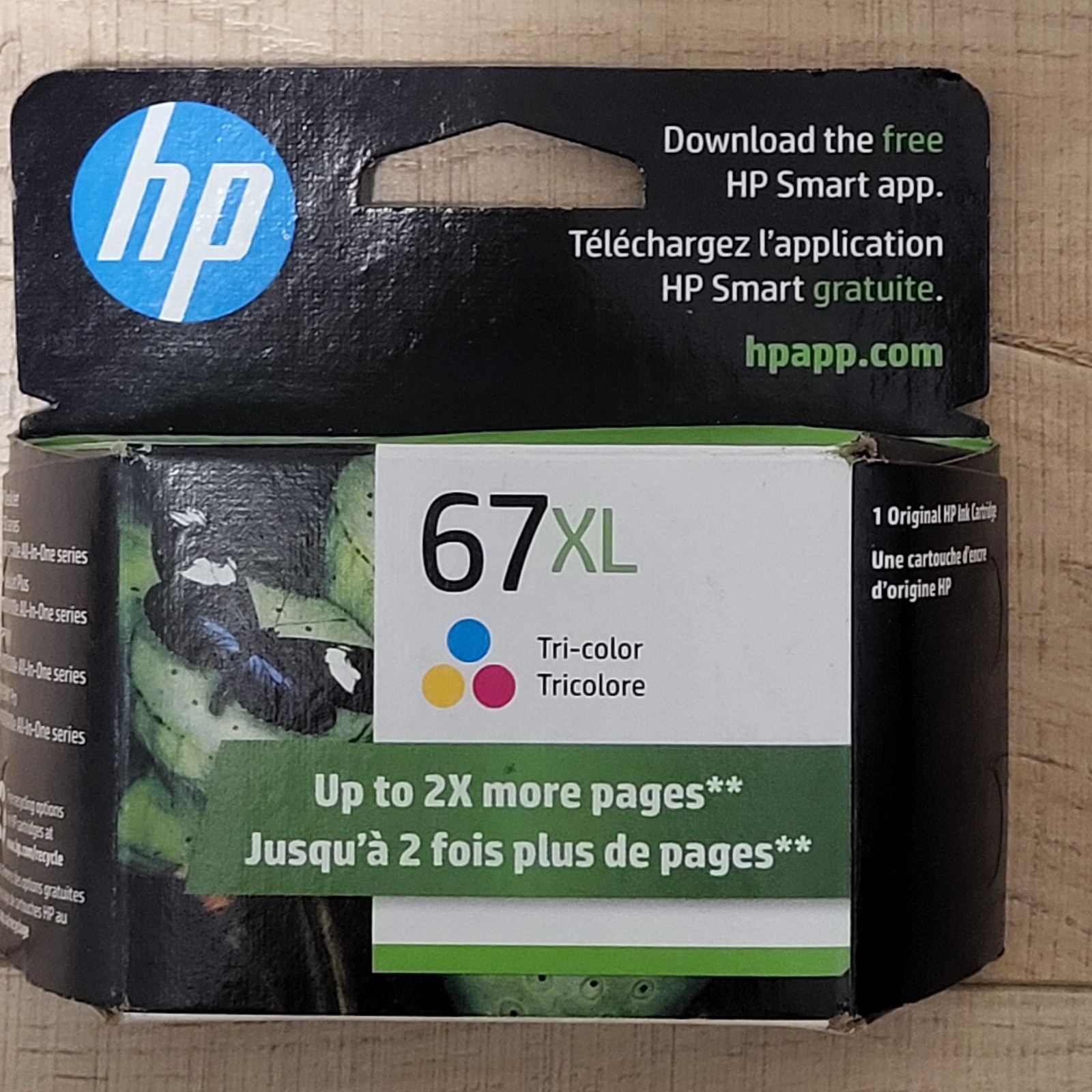 HP 67XL Tri Color Ink Cartridges Genuine New Sealed Exp Jan 2024
