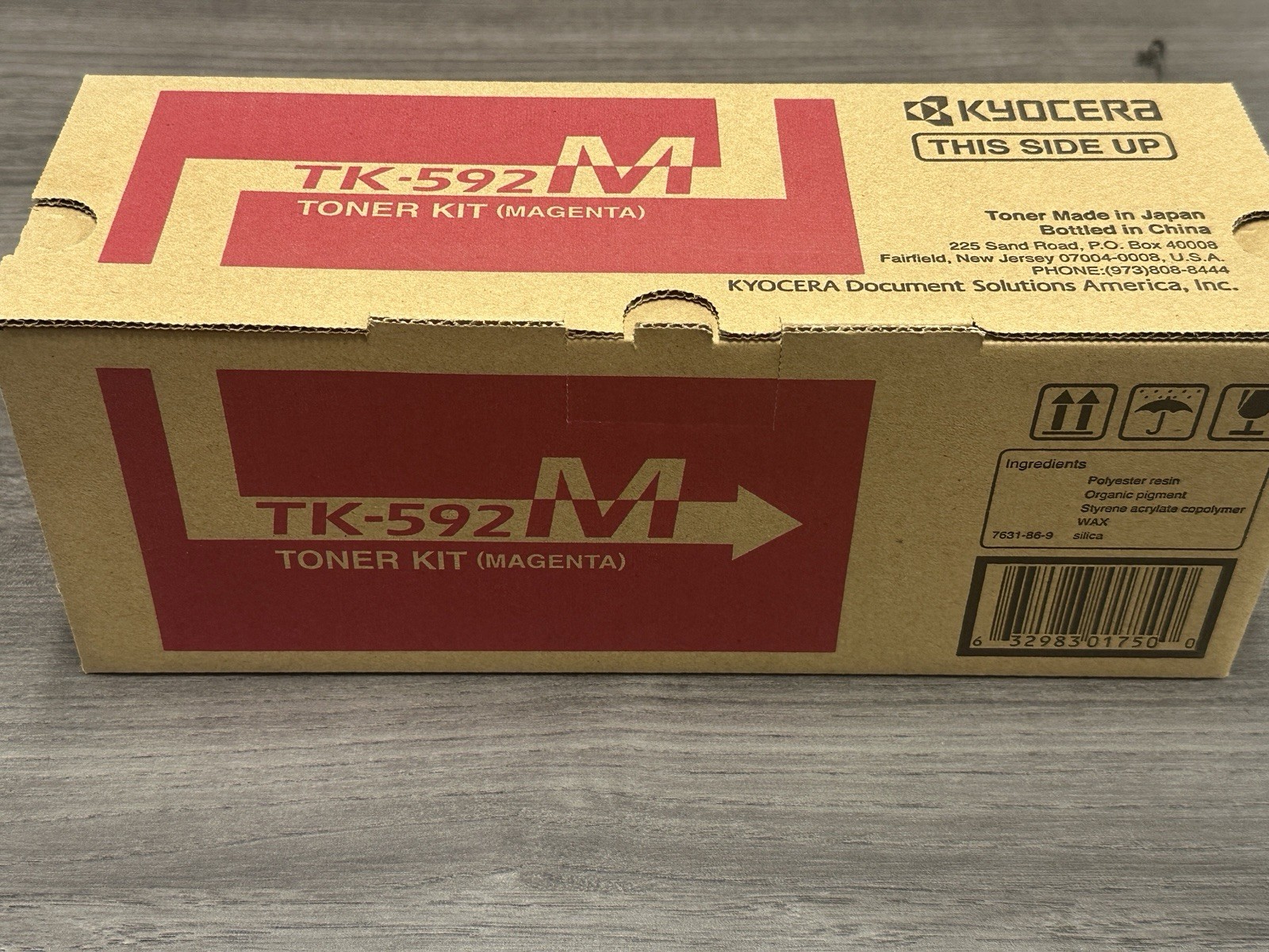 Kyocera TK-592M Magenta Toner  Cartridge Kit  NEW Genuine  OEM