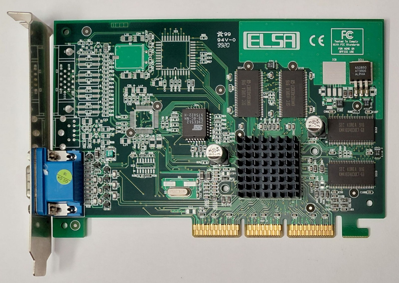 ELSA Winner II A32 AGP Graphics Card (S3 Savage 4 Pro, 32MB, Retro, 1999)