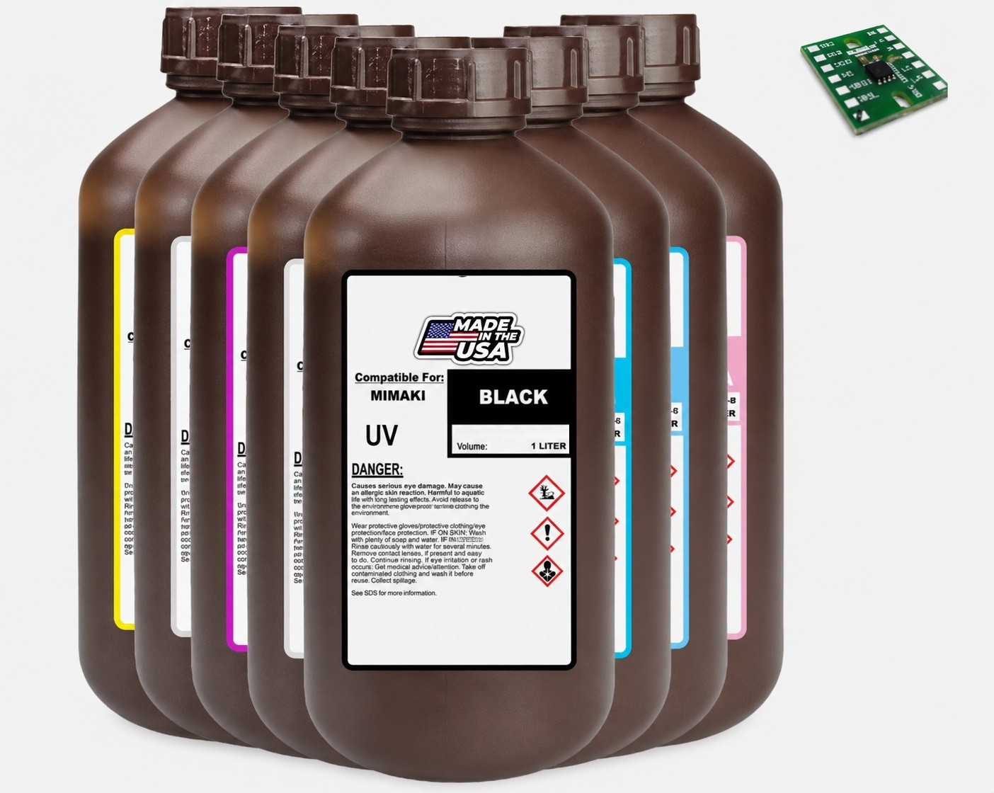 COMPATIBLE LUS-170 UV-LED Ink for Mimaki UCJV150 UCJV300 Printers 1000ml