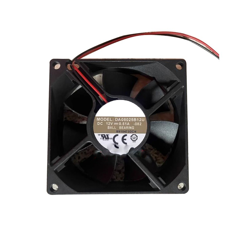 Cooling Fan For AVC DA08025B12U-082 DC12V 0.51A 8CM 2PIN New
