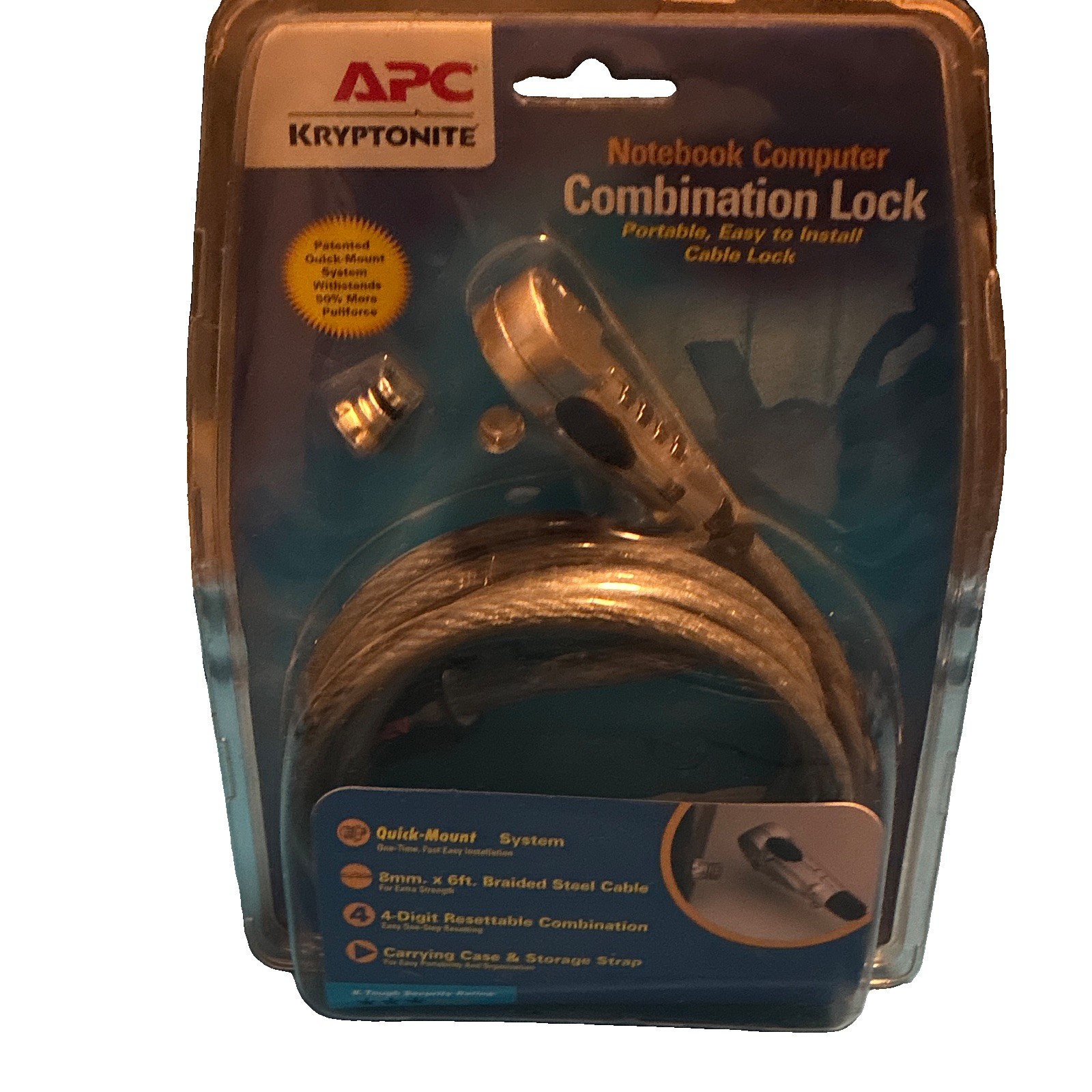 APC Kryptonite Notebook Computer Combination Lock Cable