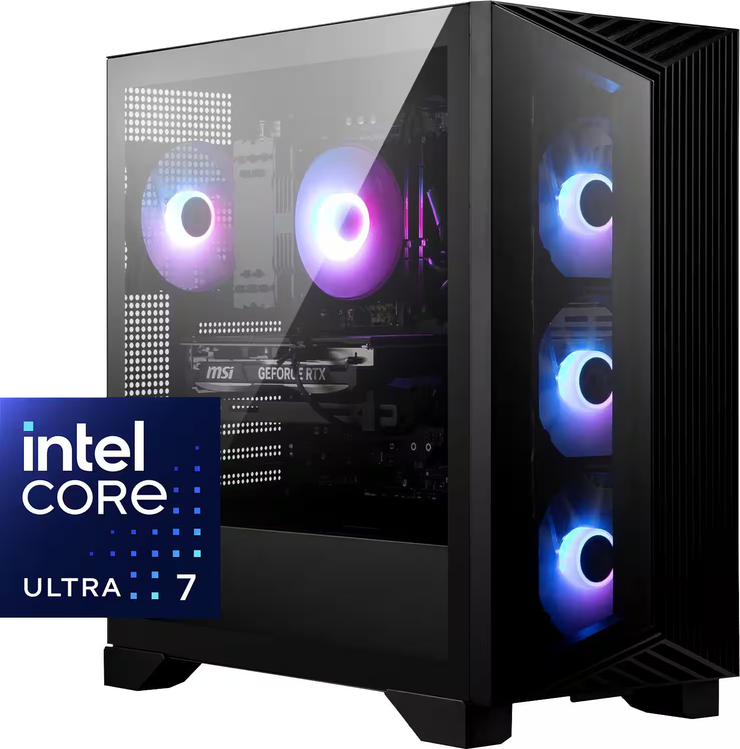 MSI - Aegis R2 AI Desktop - Intel Ultra 7 265 2025 - 32GB Memory 2TB Storage