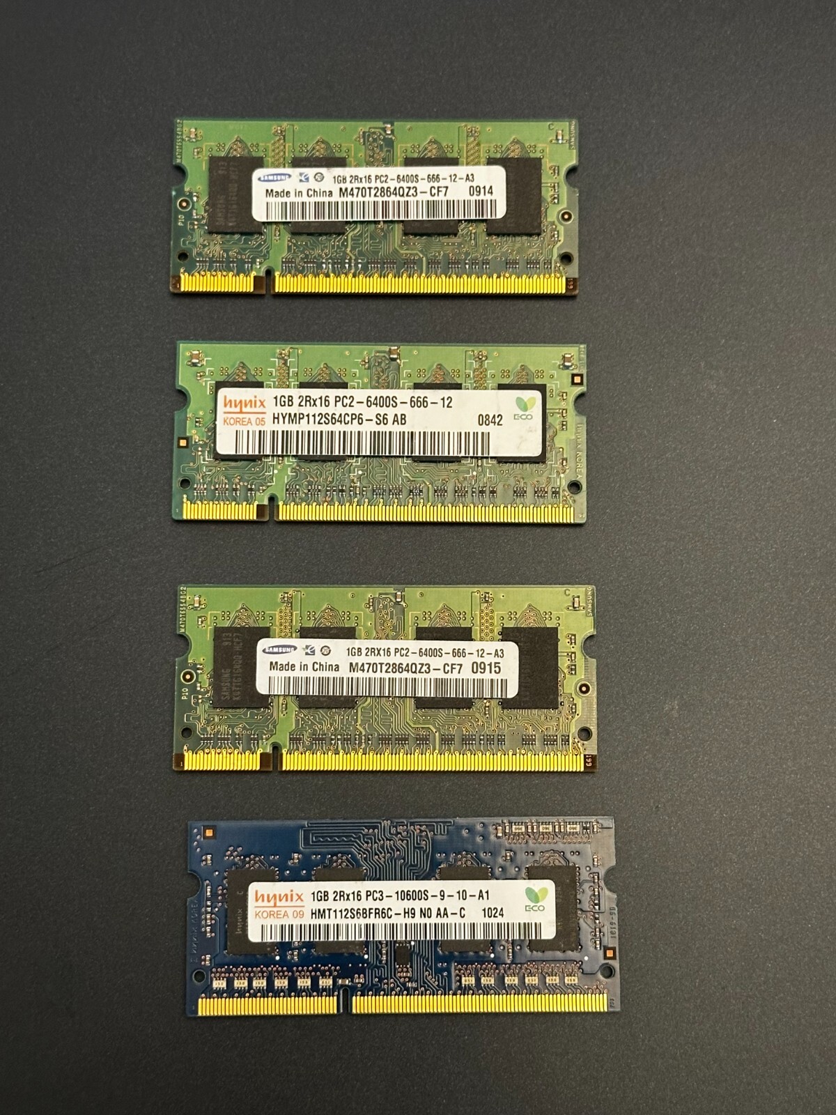 1GB 2RX16 PC2 6400S RAM Memory for Dell Latitude D620 D630