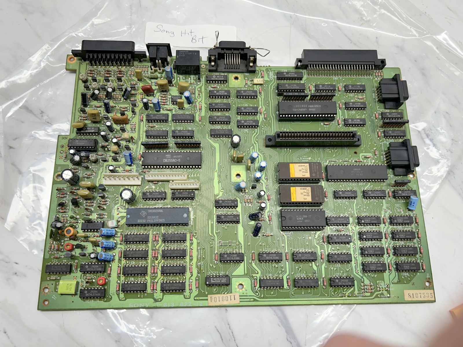Sony HIT BIT Motherboard Z80A CPU