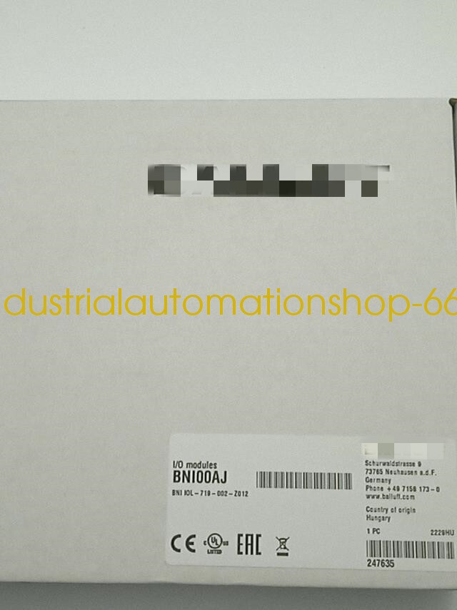 1pc new BALLUFF I/O module BNI00AJ BNI IOL-719-002-Z012 Via DHL or FedEX