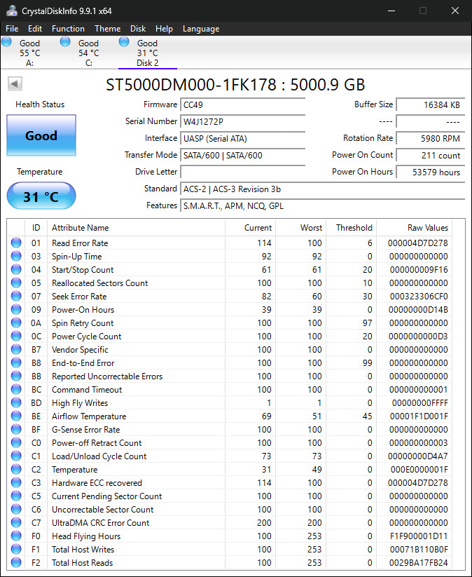Seagate Expansion 5TB Desktop External Hard Drive 3.5" USB 3.0 SRD0NF2 (0012)
