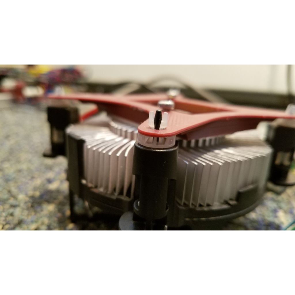 COB LED bracket for stock intel heatsink 3D-Printed