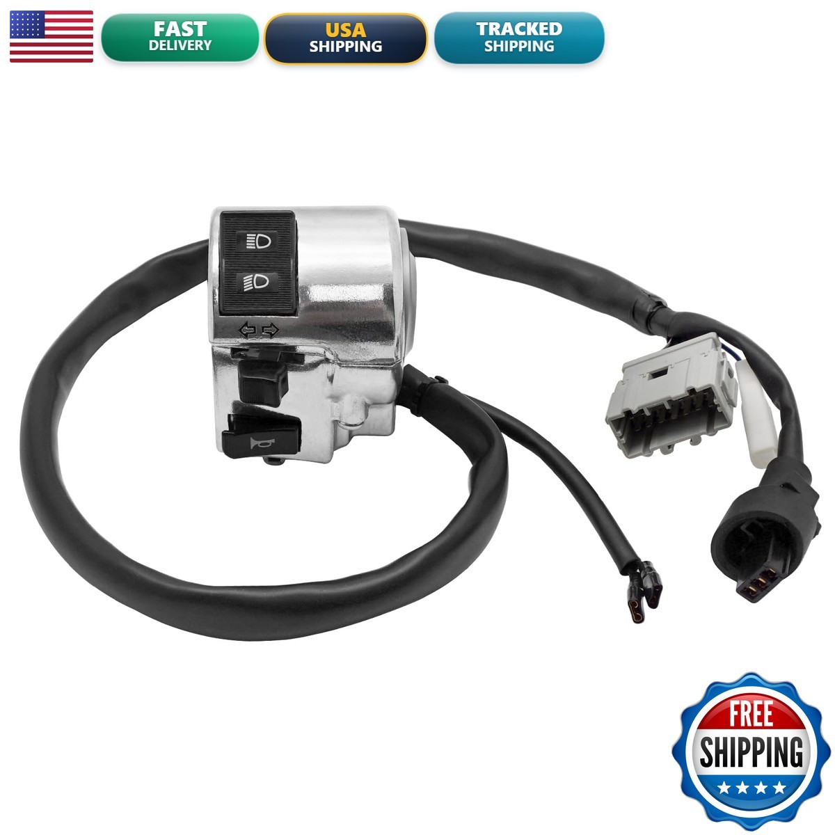 Left Control Switch Turn Signal Horn Headlight for Honda Shadow Aero 750 VT750C