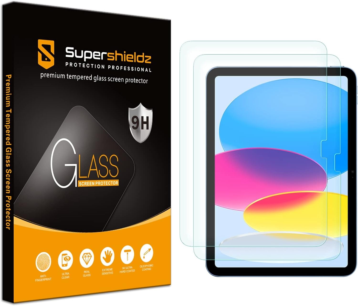 2 Pack Designed for iPad 11 inch 2025 / iPad 10th Gen 10.9 inch Screen Protector