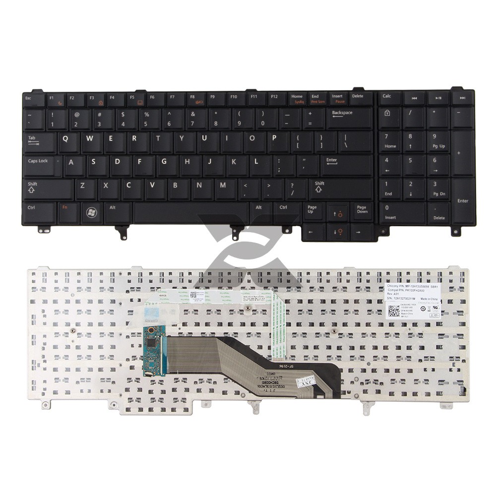 Non Backlight US Laptop Keyboard Fit Dell Latitude E5530 E6530 E6520 Series