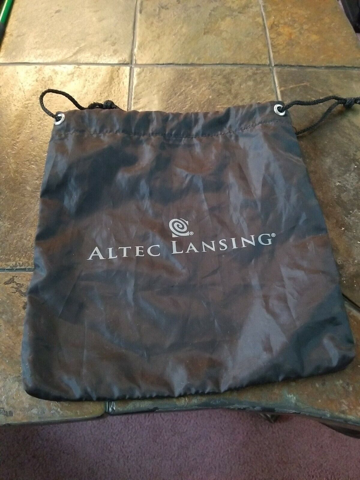 Vintage Altec Lansing small nylon  speaker or gear bag