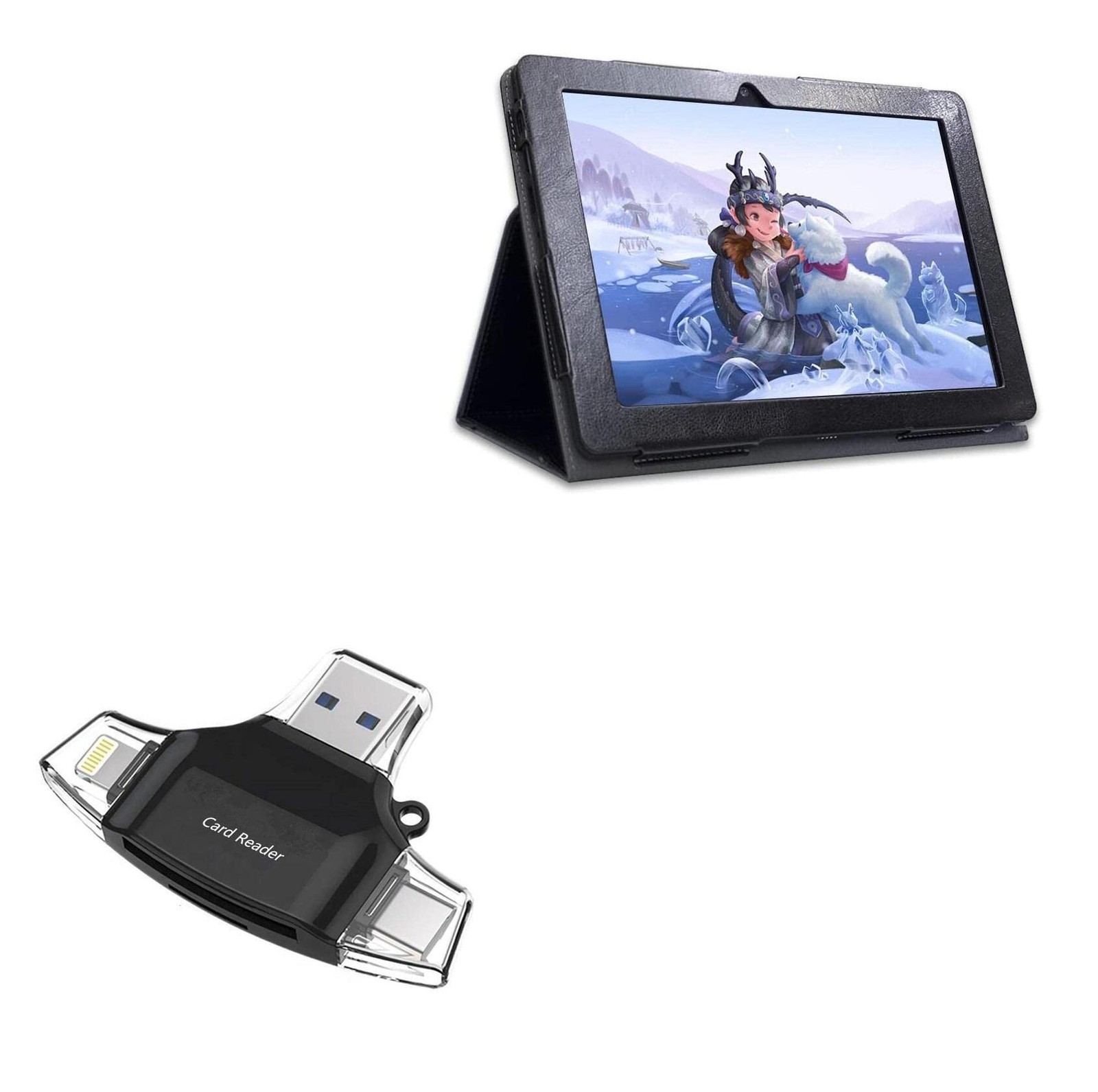 BoxWave Smart Gadget Compatible with Simbans PicassoTab (10 in) - Jet Black 