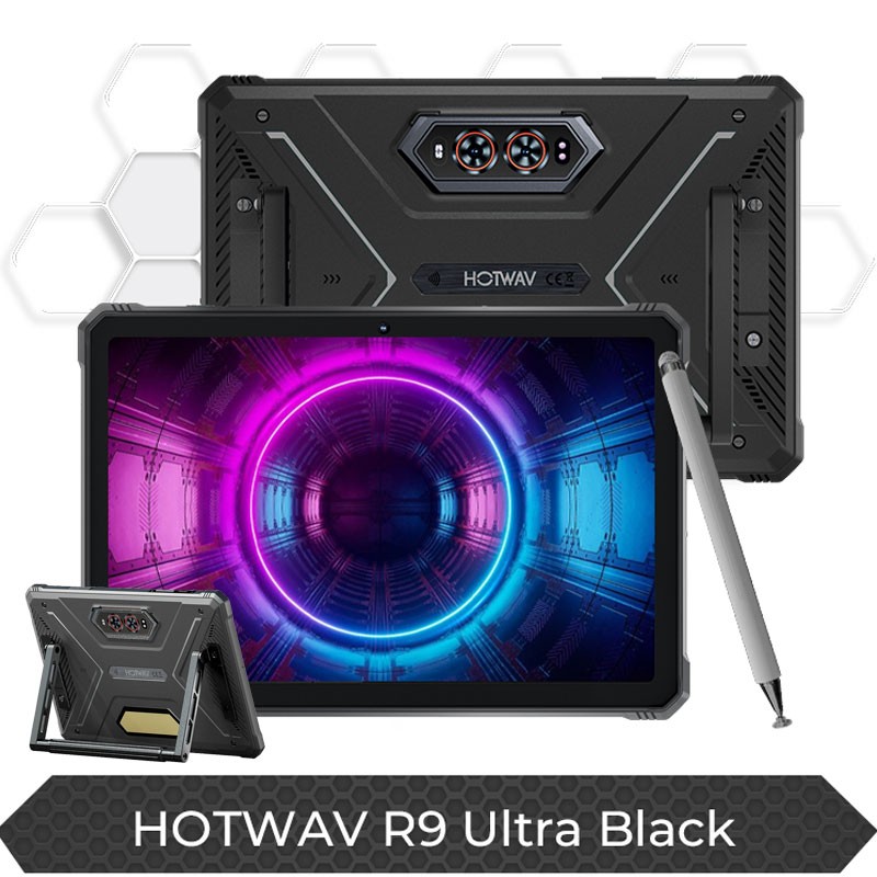 5G HOTWAV R9 Ultra Rugged Tablet With Stylus Pen Phone Android 15 20080mAh 512GB