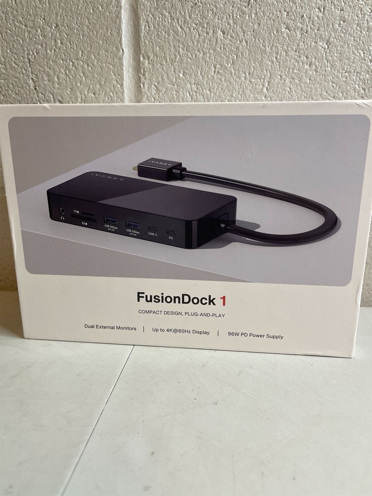 iVANKY 12-in-2 FusionDock 1 for M4 MacBook Dual 4K@60Hz Monitor (Docking Station