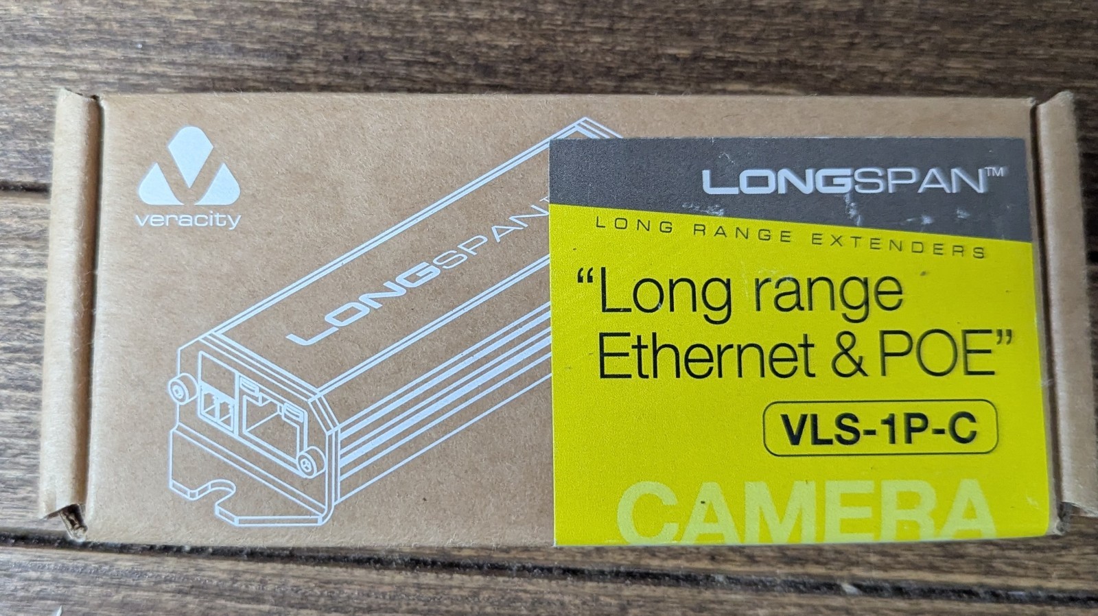 Veracity Longspan Ethernet Range Extender With Poe Vls-1p-c